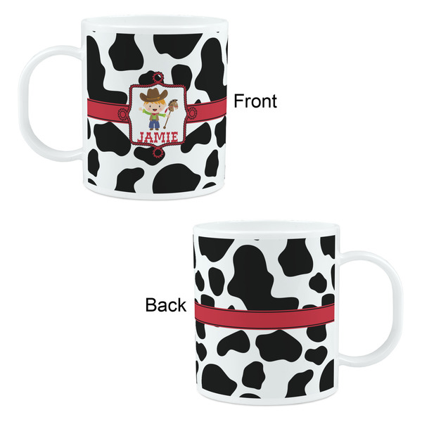 Cowprint w/Cowboy Kid's Mug - Apvl