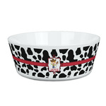 Cowprint w/Cowboy Kid's Bowl (Personalized)