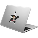 Cowprint w/Cowboy Laptop Decal (Personalized)