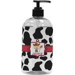 Cowprint w/Cowboy Plastic Soap / Lotion Dispenser (Personalized)