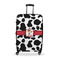 Cowprint w/Cowboy Large Travel Bag - With Handle