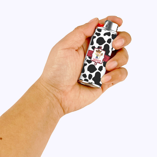 Cowprint w/Cowboy Lighter Case - LIFESTYLE