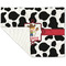 Cowprint w/Cowboy Linen Placemat - Folded Corner (single side)