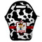 Cowprint w/Cowboy Lunch Bag w/ Name or Text