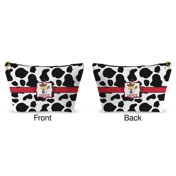 Cowprint w/Cowboy Makeup Bag Approval