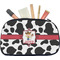 Cowprint w/Cowboy Makeup / Cosmetic Bag - Medium (Personalized)