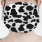 Cowprint w/Cowboy Mask - Pleated (new) Front View on Girl