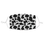 Cowprint w/Cowboy Adult Cloth Face Mask - Standard