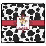 Cowprint w/Cowboy XL Gaming Mouse Pad - 18" x 16" (Personalized)