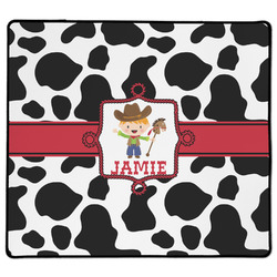 Cowprint w/Cowboy XL Gaming Mouse Pad - 18" x 16" (Personalized)