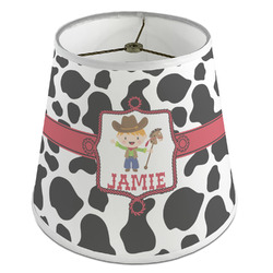 Cowprint w/Cowboy Empire Lamp Shade (Personalized)