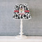 Cowprint w/Cowboy Poly Film Empire Lampshade - Lifestyle