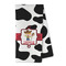 Cowprint w/Cowboy Kitchen Towel - Microfiber (Personalized)