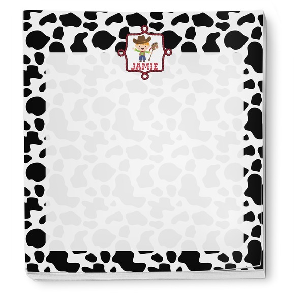 Cowprint w/Cowboy Notepad - Apvl