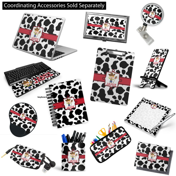 Cowprint w/Cowboy Office & Desk Accessories