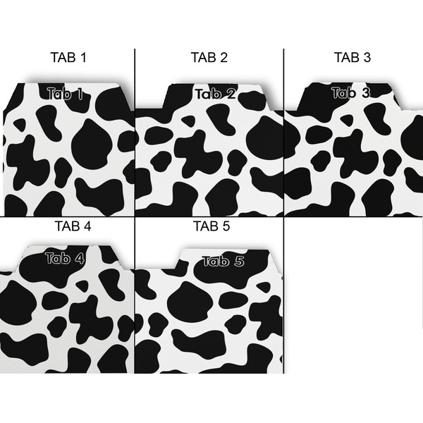 Cowprint w/Cowboy Page Dividers - Set of 5 - Approval