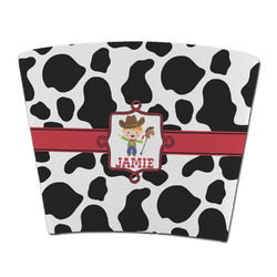 Cowprint w/Cowboy Party Cup Sleeve - without bottom (Personalized)