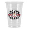 Cowprint w/Cowboy Party Cups - 16oz (Personalized)