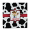 Cowprint w/Cowboy Party Favor Gift Bag - Gloss - Front