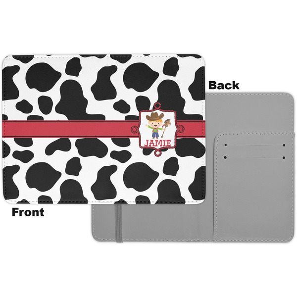 Cowprint w/Cowboy Passport Holder - Apvl