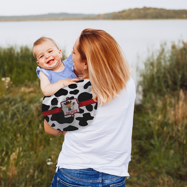 Cowprint w/Cowboy Peanut Shaped Burp - Lifestyle