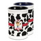 Cowprint w/Cowboy Ceramic Pencil Holder - Large