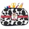 Cowprint w/Cowboy Neoprene Pencil Case - Medium w/ Name or Text