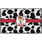 Cowprint w/Cowboy Door Mat - 60"x36" (Personalized)