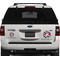 Cowprint w/Cowboy Personalized Car Magnets on Ford Explorer