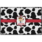 Cowprint w/Cowboy Door Mat - 36"x24" (Personalized)