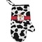 Cowprint w/Cowboy Personalized Oven Mitts