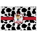 Cowprint w/Cowboy Laminated Placemat w/ Name or Text