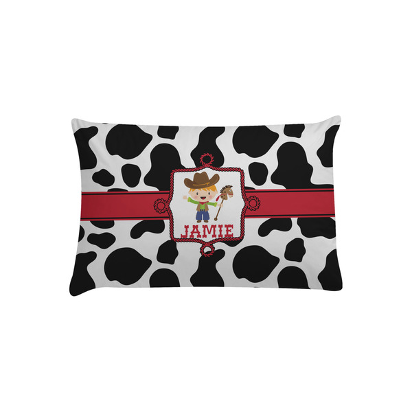 Custom Cowprint w/Cowboy Pillow Case - Toddler (Personalized)