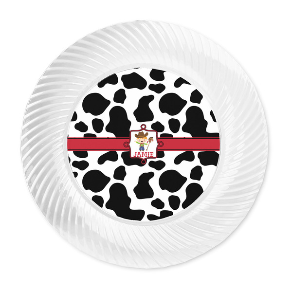 Cowprint w/Cowboy Plastic Party Dinner Plates - Approval