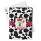 Cowprint w/Cowboy Playing Cards - Front View