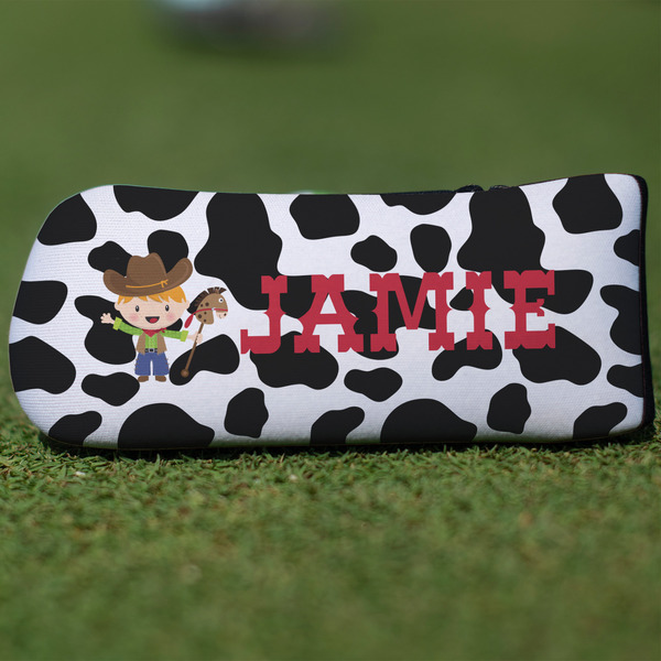 Custom Cowprint w/Cowboy Blade Putter Cover (Personalized)