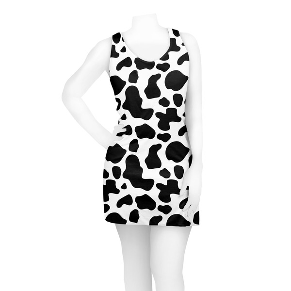 Cowprint w/Cowboy Racerback Dress - On Model - Front