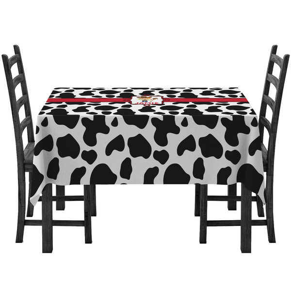 Custom Cowprint w/Cowboy Tablecloth (Personalized)
