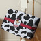 Cowprint w/Cowboy Large Rope Tote - Life Style