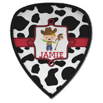Cowprint w/Cowboy Iron on Shield Patch A w/ Name or Text