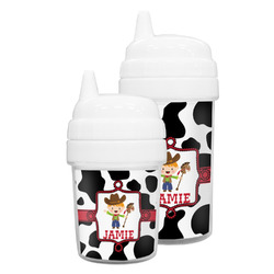 Cowprint w/Cowboy Sippy Cup (Personalized)