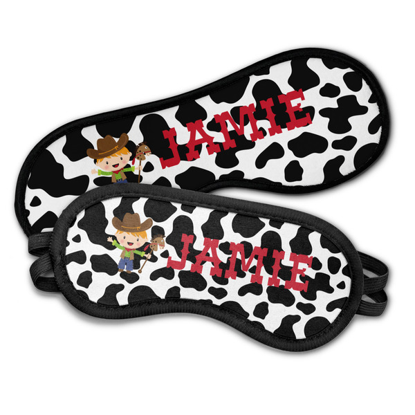 Cowprint w/Cowboy Sleeping Eye Masks - PARENT