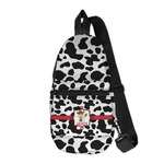 Cowprint w/Cowboy Sling Bag (Personalized)
