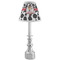 Cowprint w/Cowboy Small Chandelier Lamp - LIFESTYLE (on candle stick)