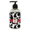 Cowprint w/Cowboy Plastic Soap / Lotion Dispenser (8 oz - Small - Black) (Personalized)