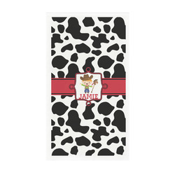 Cowprint w/Cowboy Guest Towels - Full Color - Standard (Personalized)