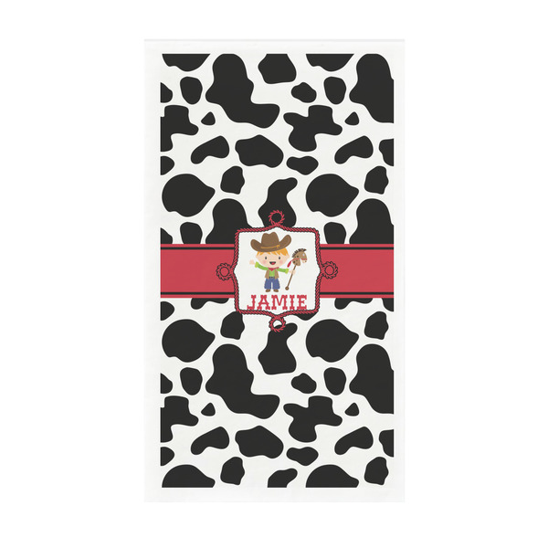 Custom Cowprint w/Cowboy Guest Towels - Full Color - Standard (Personalized)