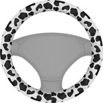 Cowprint w/Cowboy Steering Wheel Cover (Personalized)