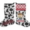Cowprint w/Cowboy Holiday Stocking - Double-Sided - Neoprene (Personalized)