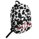 Cowprint w/Cowboy Student Backpack (Personalized)